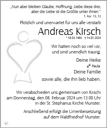 Erinnerungsbild für Herr Andreas Kirsch