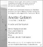 eine Anzeige