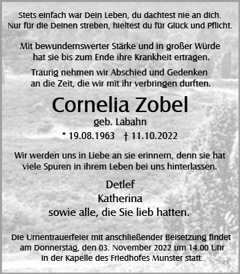 Erinnerungsbild für Cornelia Zobel