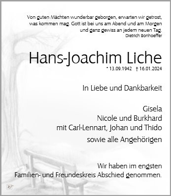 Erinnerungsbild für Hans-Joachim Liche