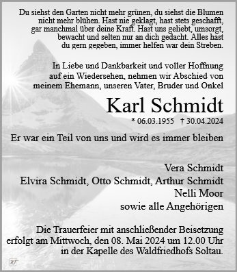 Profilbild von Herr Karl Schmidt 