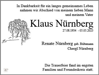 Erinnerungsbild für Klaus Nürnberg